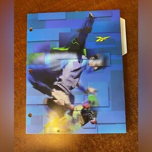 Vintage 1998 Reebok Portfolio Folder Skateboard 12”x9 3/8”